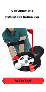 Golf Putting Alignment Mirror with Putting Cup Combo, Portable Training Aids, 12"L x 6"W Mirror, Hole Cup Set, Practice Putting Trainer hs  3  4  golf