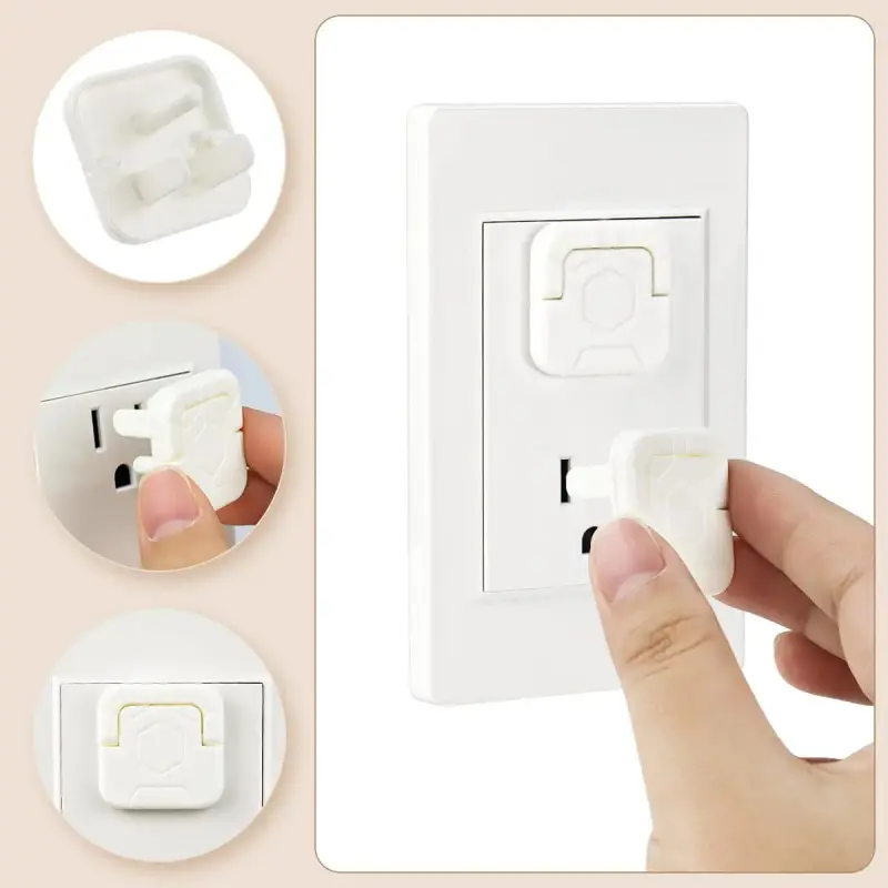 30 Pack Outlet Covers Baby Proofing, Socket Covers with Hidden Pull Handle, Child Safety Outlet Covers, Easy Installation