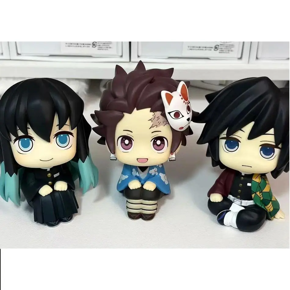 Japan Anime Demon Slayer LOOK UP Mitsuri Kanroji Sanemi Shinazugawa Giyuu Tomioka Muichiro Tokito Figure Toys 11cm