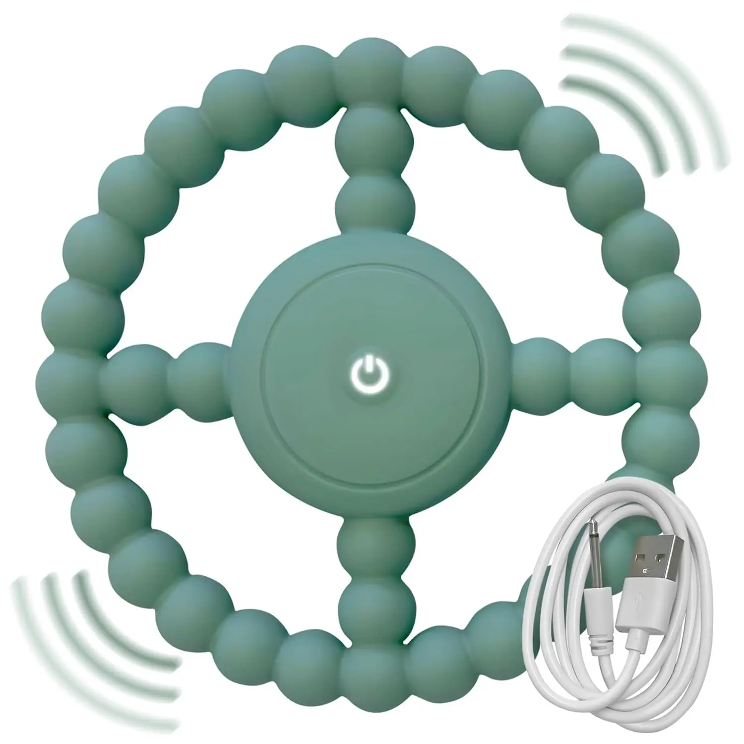 Vibrating Sensory Chew Toy - Superior Sensory Experience to Standard Autism Chew Toys. USB Chargeable. 3X Vibration Settings. Sensory Chew Toys for Autistic Children & Vibrating Teether for Baby