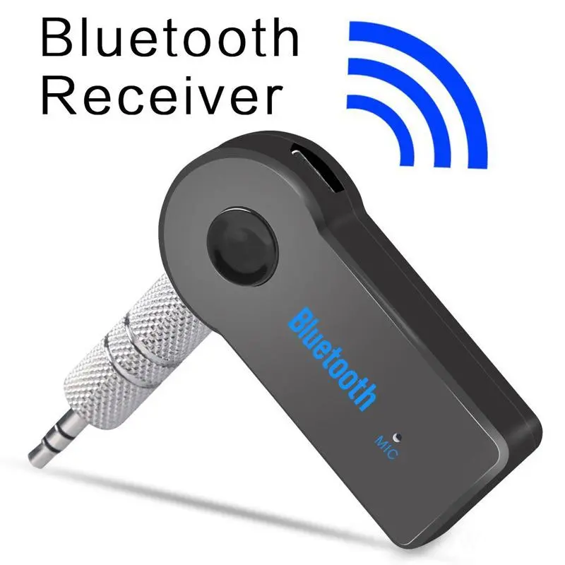 2-in-1 Wireless Bluetooth 5.0 Adapter - 3.5mm Jack, Car Audio, Speaker Amplifier, Music Playback, On-the-Go Handsfree, Stable and Fast Transmission for A2DP Headphones