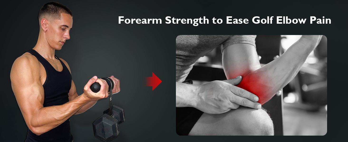 SUNDAY MIRTH [Heavy Duty]Forearm Strengthener & Wrist Roller with Thickened Handle, 220lbs Capacity Wrist Exerciser, Adjustable Strap for Grip Strength & Muscle Building