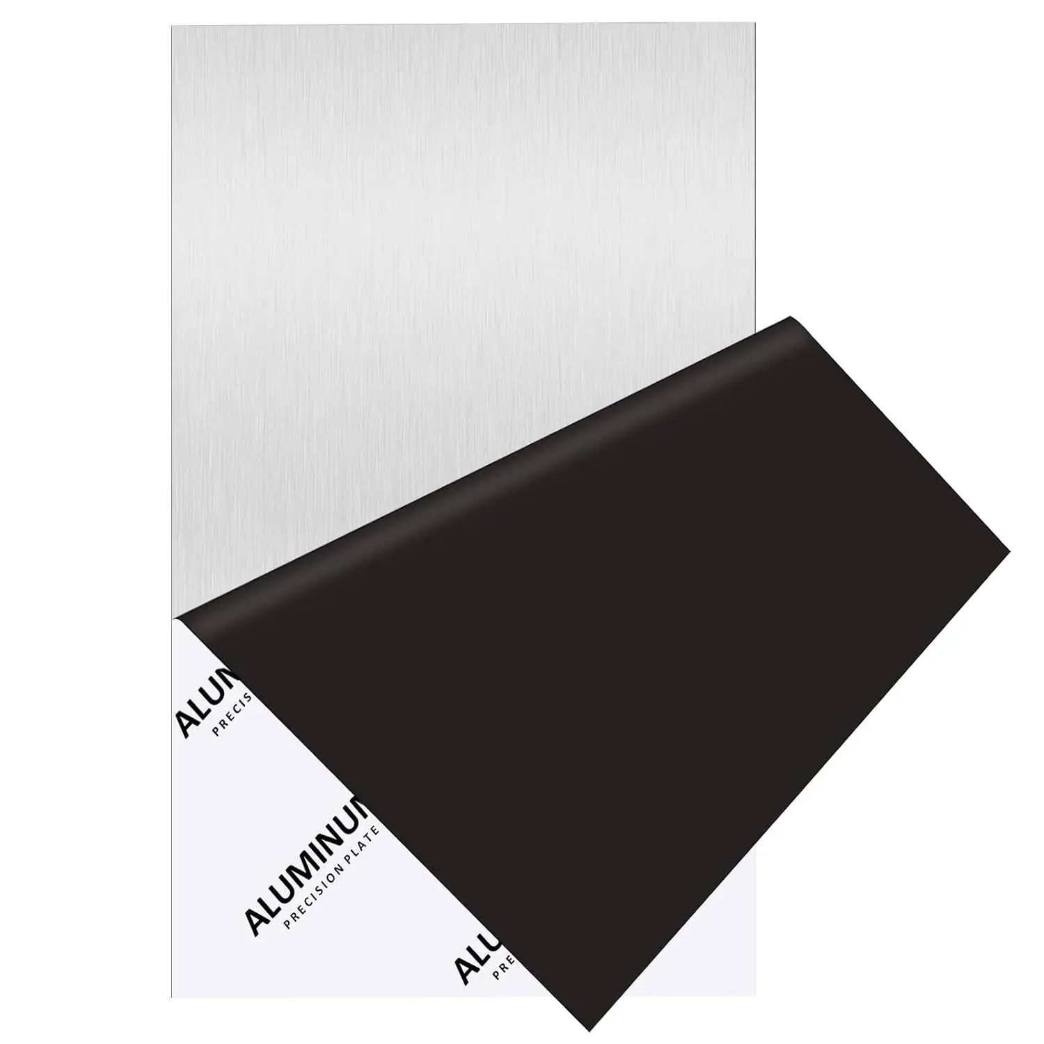 1/8Inch Thick  Sheet Plate, 6" x 12" 6061 T6  Plates | Double Side Protective Film, Heavy Duty Flat Panel Plates Solid Metal Sheet Plate for Crafting Structural Framing Base Plate