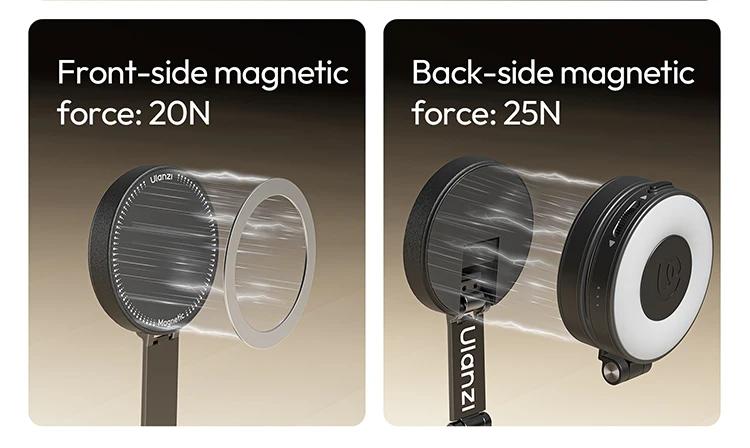 Ulanzi MT85 Smartphone Selfie Stick Phone Automatic Tripod Stand 1.5M With Bluetooth Controller 10M Wireless Magsafe Quadruped