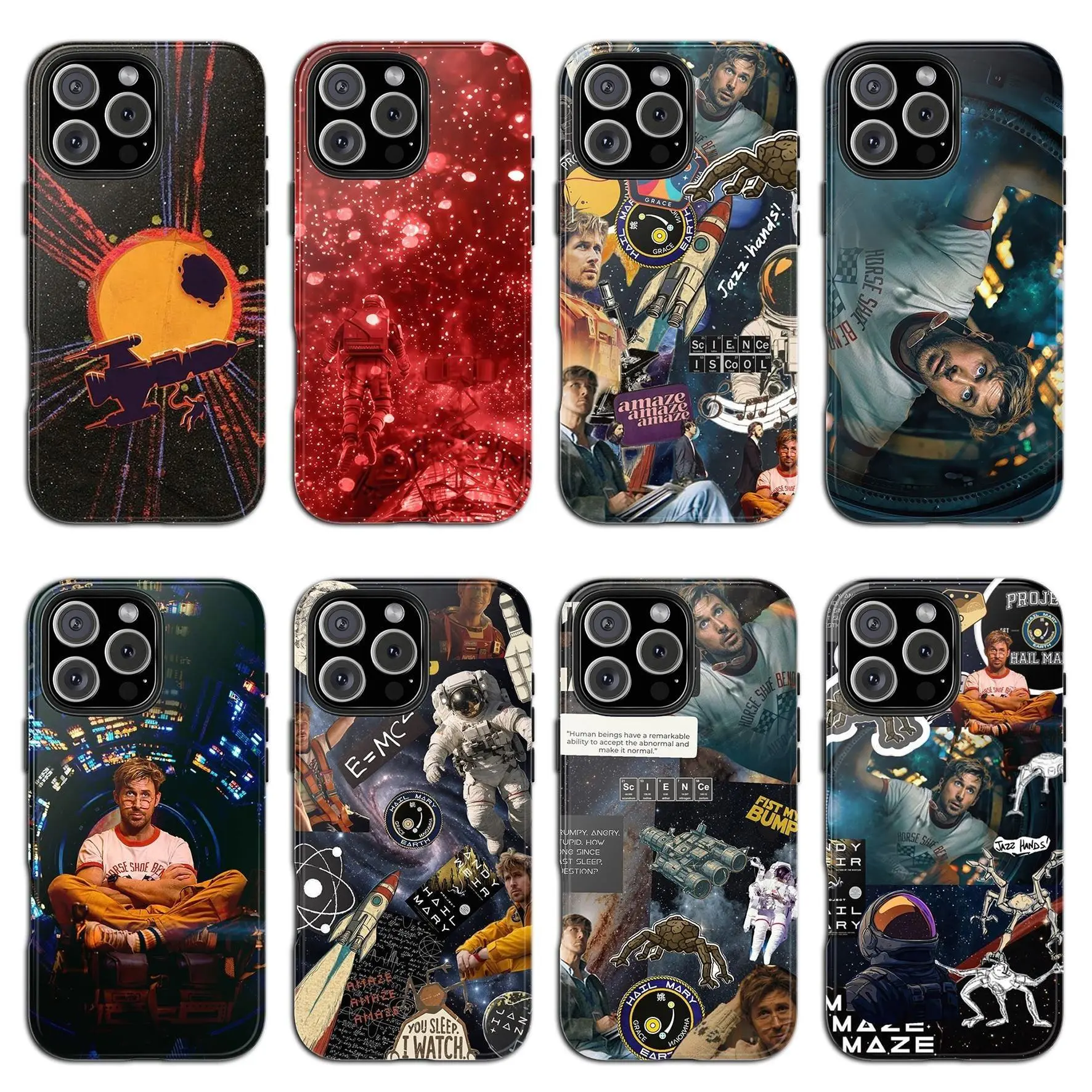 Project Hail Mary Sci-Fi Novel Printing Smartphone & Cellphone Case for Sci-Fi Fans - TPU, Shockproof, Beveled Edges, Exact Cutout, Camera Guard, Multi-Model Fit for iPhone 11-17 Pro Max/Plus, Samsung Galaxy S23-25 Devices