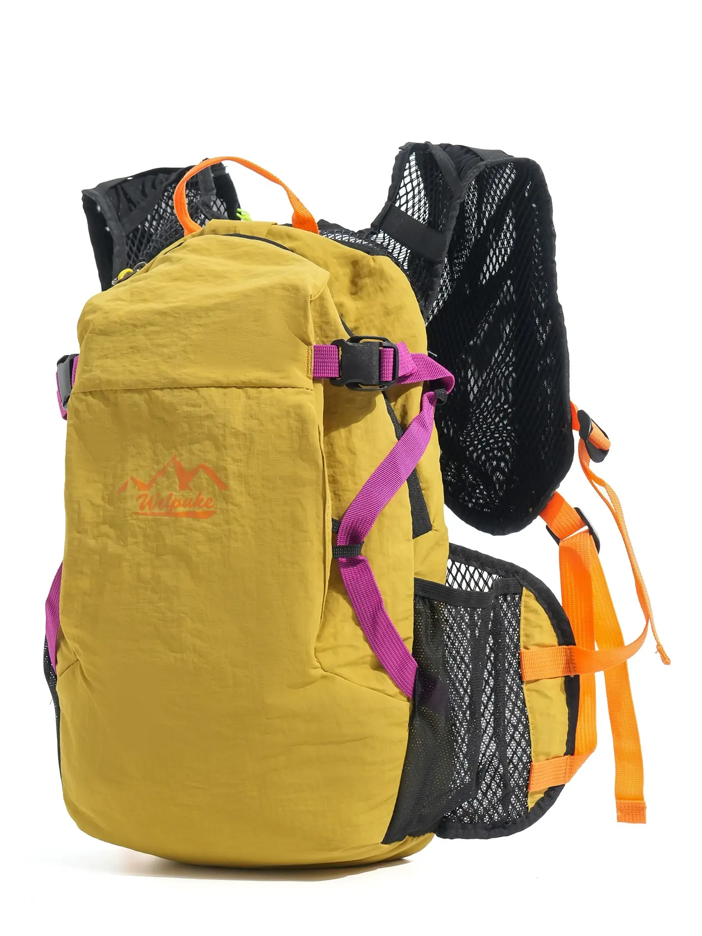 Lightweight Outdoor Hiking Backpack, Durable Tear-Resistant Fabric, Breathable Mesh System, Large Capacity, Ideal for Trekking & Cycling