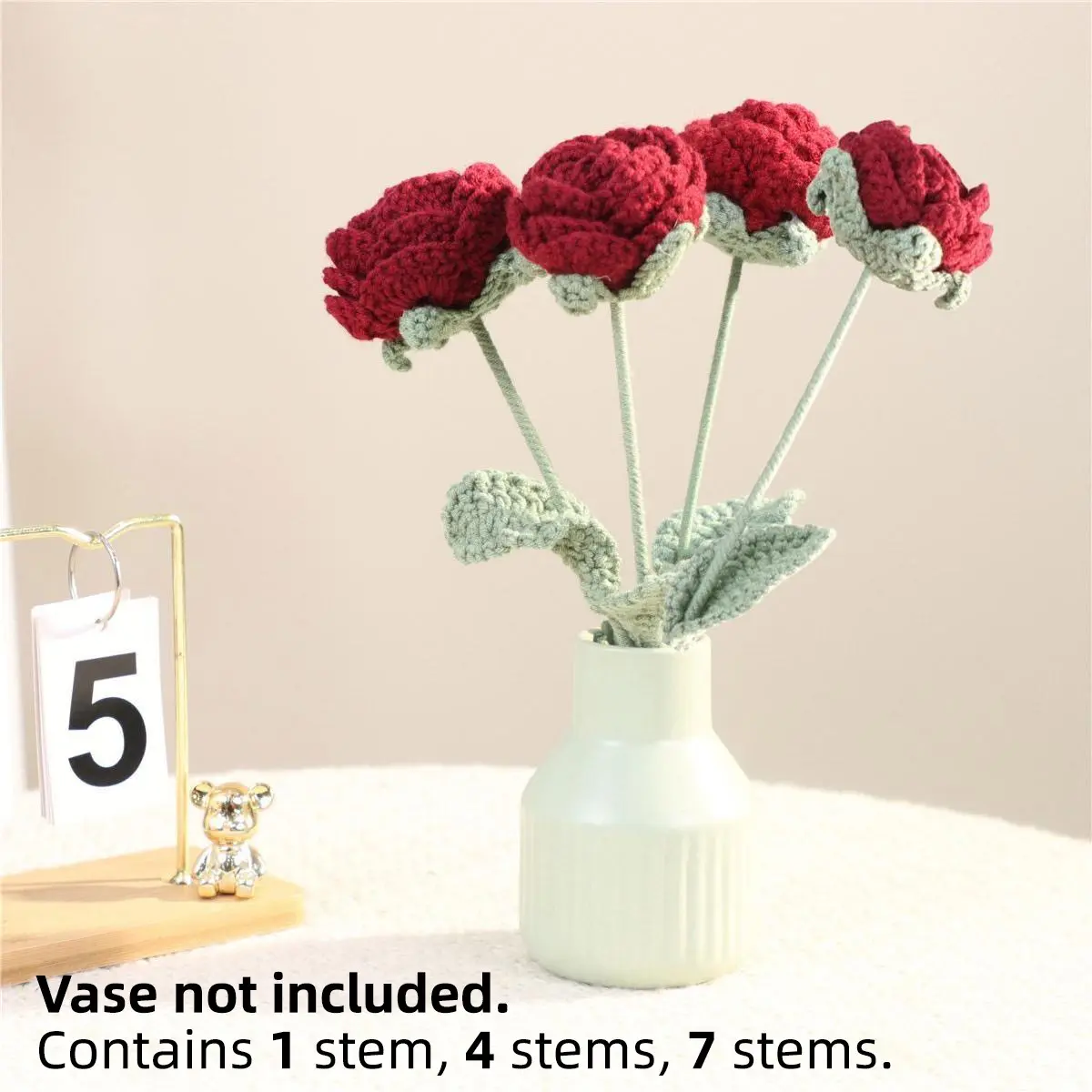 Artificial Fiber Handmade Rose Flowers, Artificial Roses Bouquet, Home Decor Bouquets, Valentine's Day, Mother's Day, Christmas, Thanksgiving, Graduation, Teacher's Day, Father's Day, Home Decor