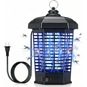 Indoor UV Light Insect Trap with Suction Fan - ABS Plastic, AC110V Plug-in Bug Gnat Fruit Fly Catcher, 3m Power Cord, Odorless Non-Zapper, Instant Kill, Families Safe for Home Kitchen