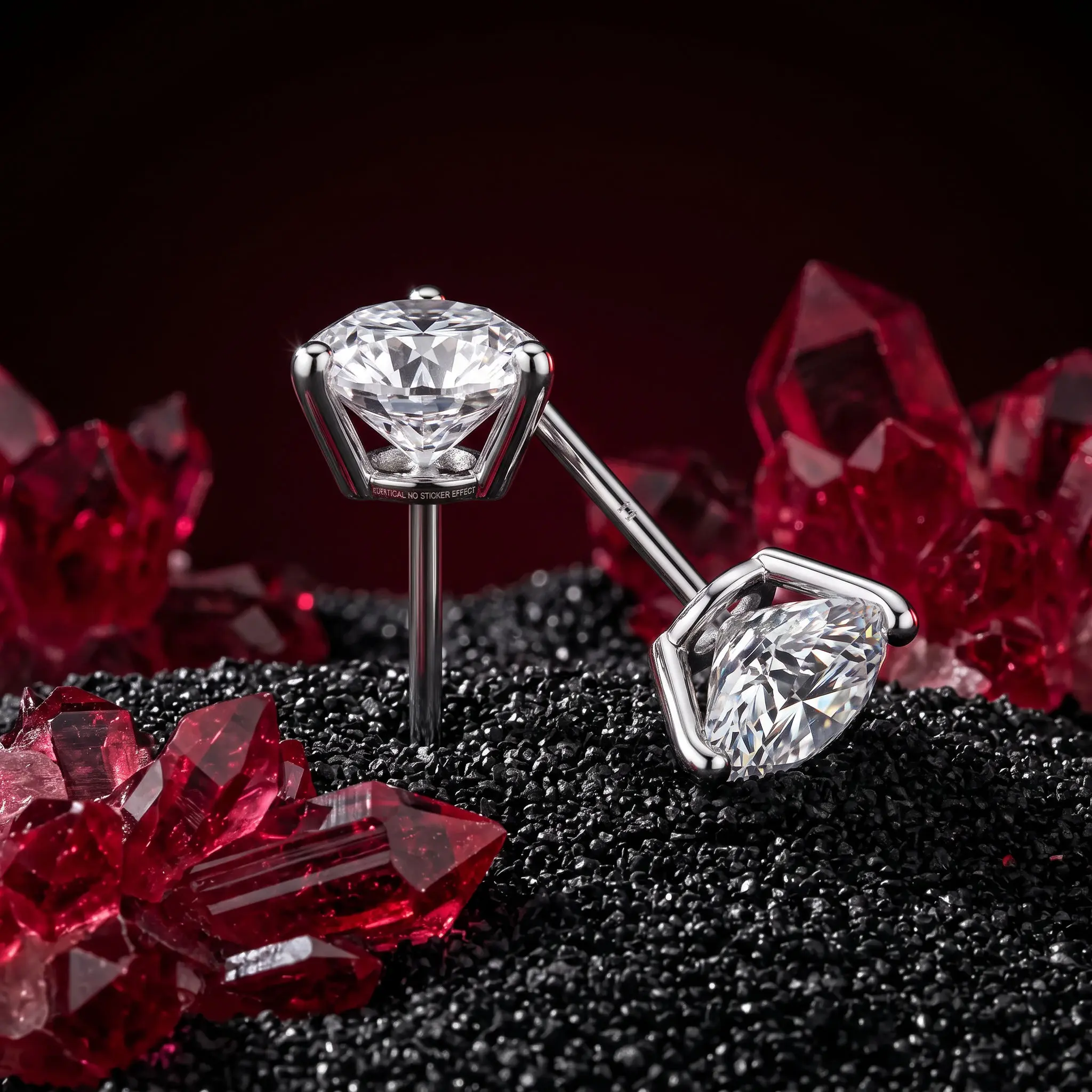 Luxury Moissanite Earrings 925 Sterling Silver-Plated Jewelry Soft Sparkle Favorite Beautiful Elegant Design Jewelry Gift Bright Shine Elegant Shape Designed For Promise Engagement Wedding Anniversary Cyber Monday Holiday Birthday Gifts For Women Wife Her
