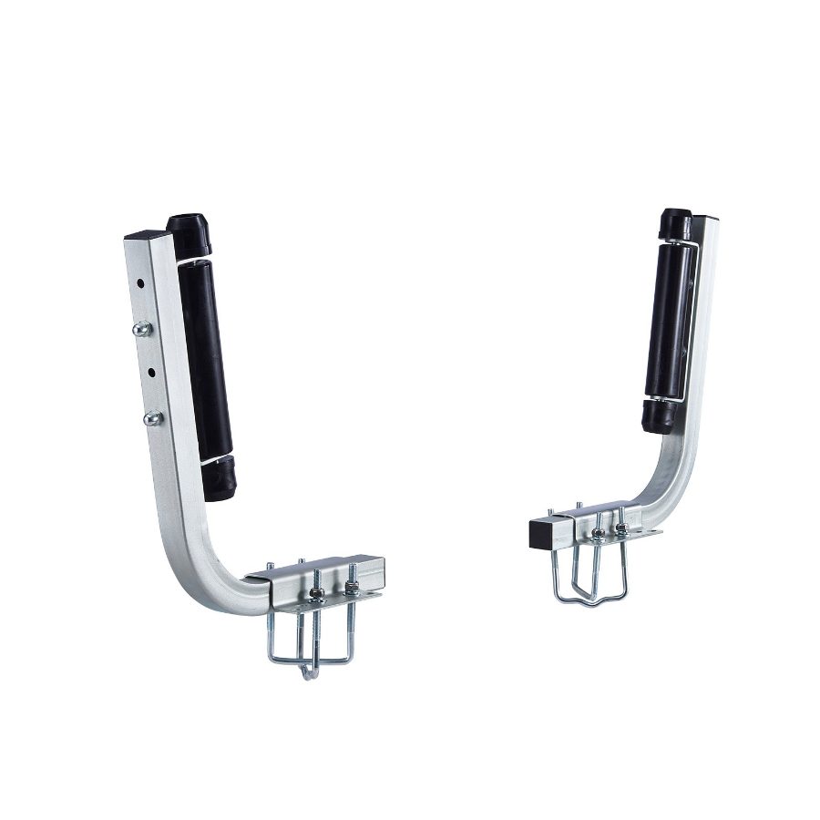 VEVOR Boat Trailer Guides, 18.5 in/20.5 in Height Adjustable Trailers Guide, 2PCS Thickened High-Duty Steel Trailer Guide-Ons with Smooth Roller Guidance, for V-Hull Boats, Small to Mid-Size Boats