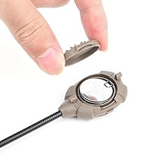 Helmet Light Military with IR + Red +White LED Task Lamp, Signal Light with 4 Mount Accessories for Fast Mich Helmet Molle System 20mm  Rail