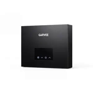 11kW 240V Tankless Electric Water Heater, On-Demand Hot Water, Digital Display, Self-Modulating, Square Metal Body