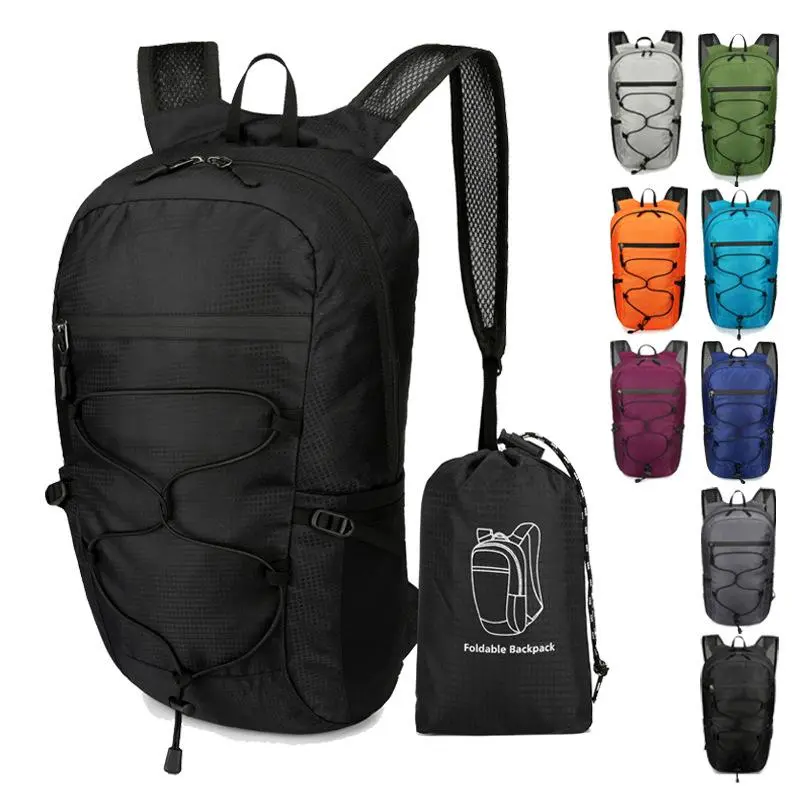 Unisex 200g Crag to City Waterproof Nylon Climbing Backpack, Lightweight Durable Daily Hiking Trekking Rucksack for Women, Backpacks for Girls