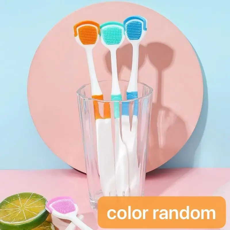 3 Tongue Scrapers Random Colors Portable Fresh Breath Oral Hygiene Tools, Improve Taste No Fragrance, Essential Dental Care Accessories, Tongue Scraping Tool