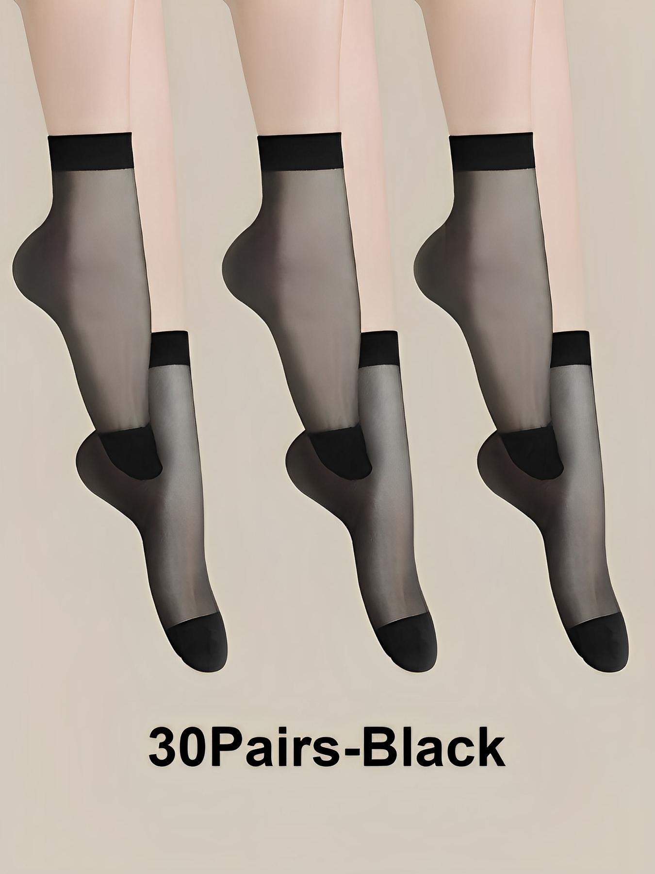 Women's Solid Color Low Cut Socks, Casual Comfy Breathable Minimalist Socks for Summer, Multipack Knit Socks for Women