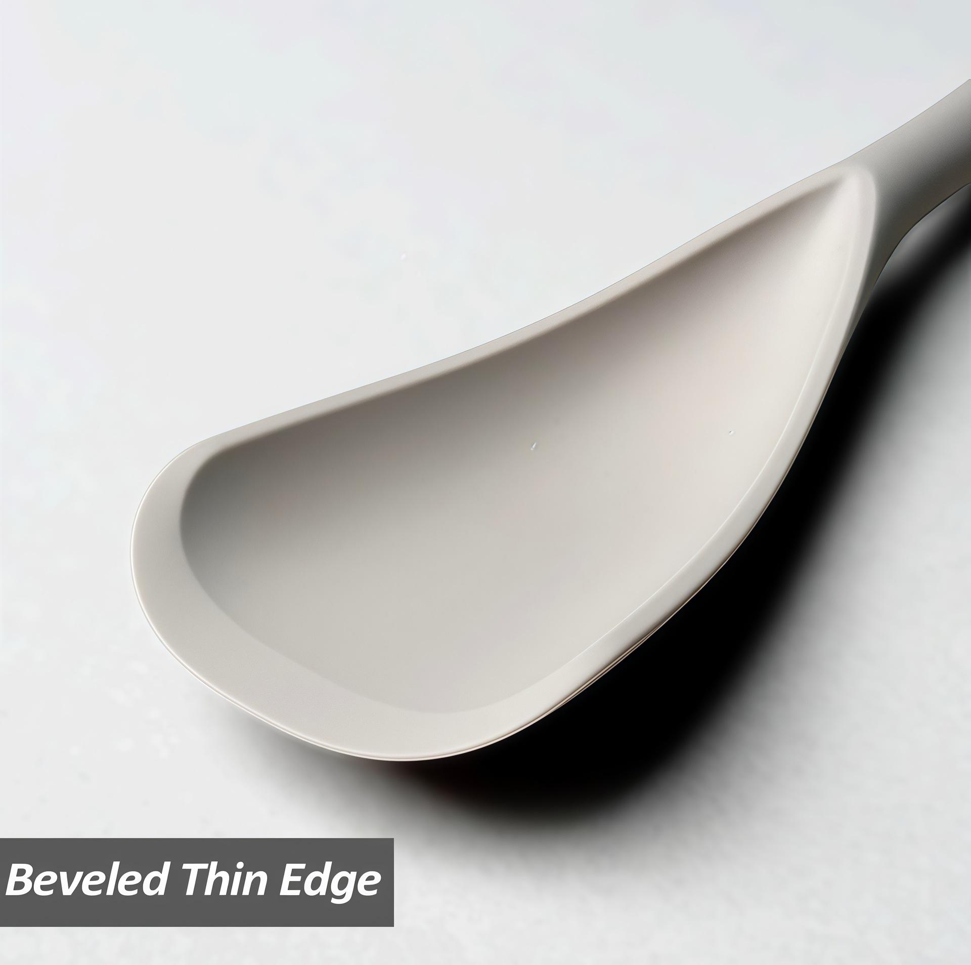 Food Grade Silicone Spatula Set, Heat Resistant Multi-Use Kitchen Utensils for Non-Stick Pans, Cooking, Salad, Sauce & Ice