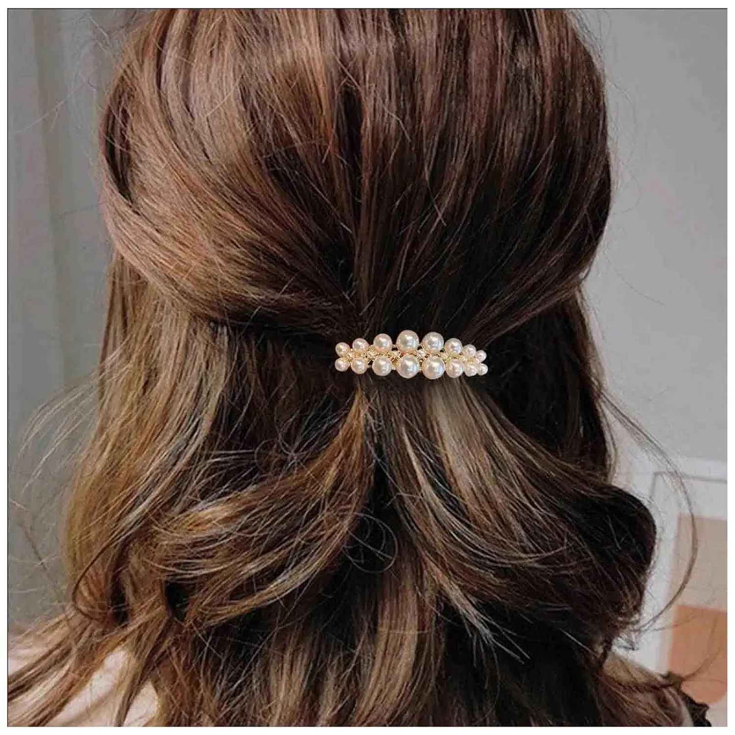 Hairclip Barrette   Hair Clip  Weddings Hairpin Clip Imitation   Clips Decorative Hair Accessories for Women Headdress