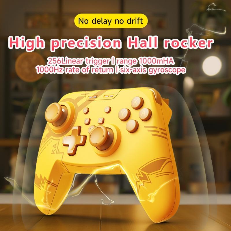 Wireless Controller, 2.4G Wireless BT Connection Gamepad, Large Capacity Battery Game Controller for Switch Lite/OLED/NS/PC/Phone/Tablet