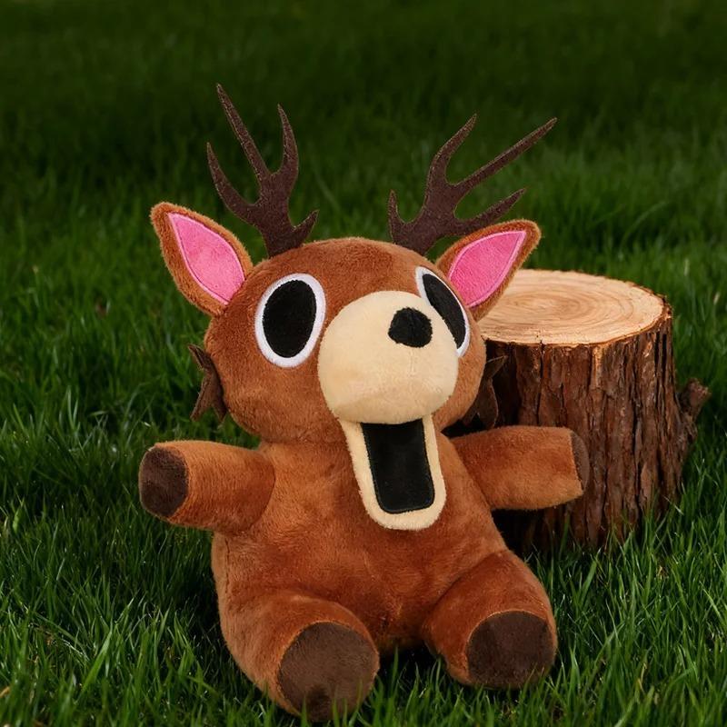 Minecraft Animal Plush Complete Set, 8 Styles Soft Owl Bat Goat Deer Stuffed Dolls, Cute Game Plushie Gift for Fans & Kids