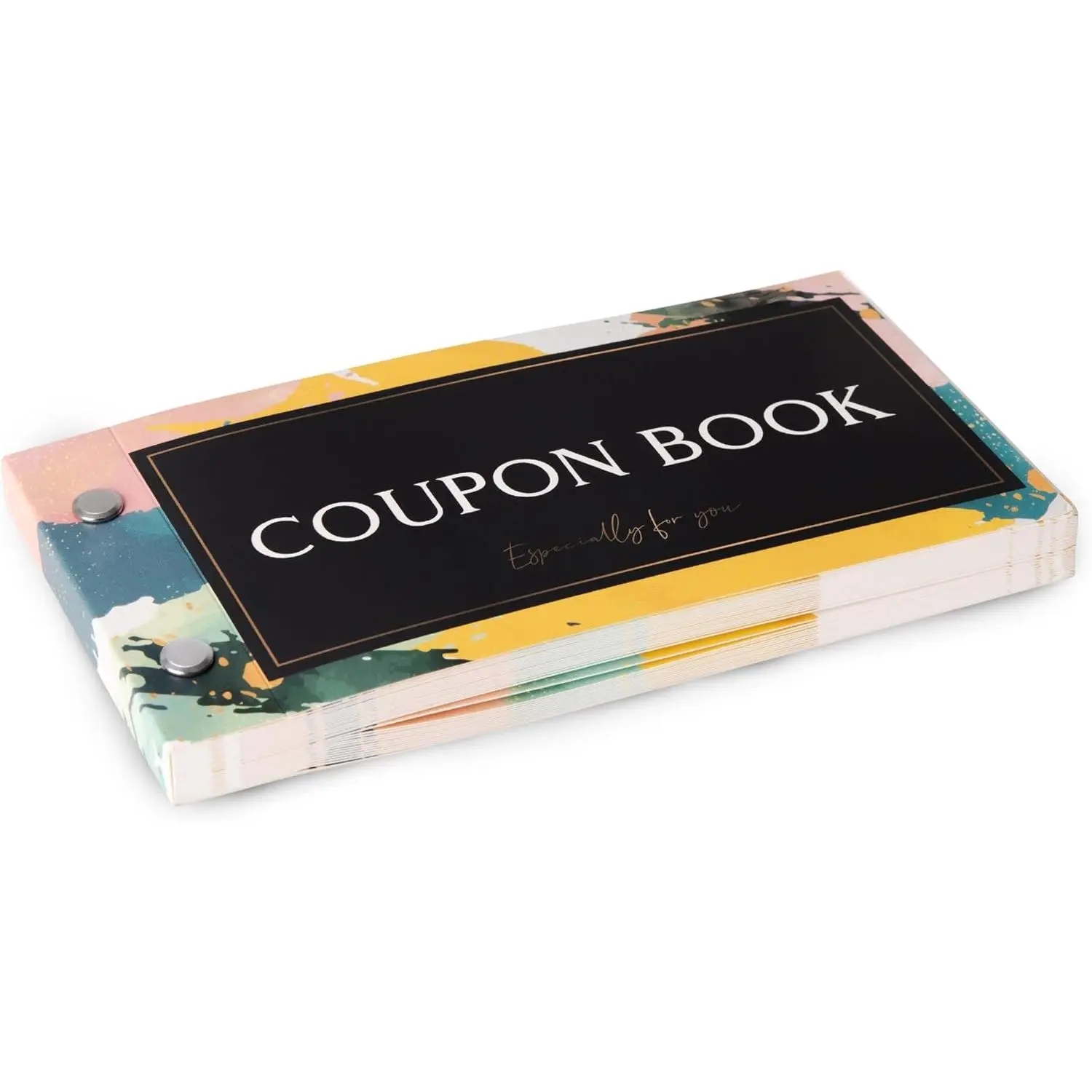 Blank Coupon Book – 30 Blank Fill-In Coupons for All Occasions, DIY Personalized Coupon Book, Fun Birthday or Christmas Gift for Boyfriend Wife Husband Girlfriend Best Friend