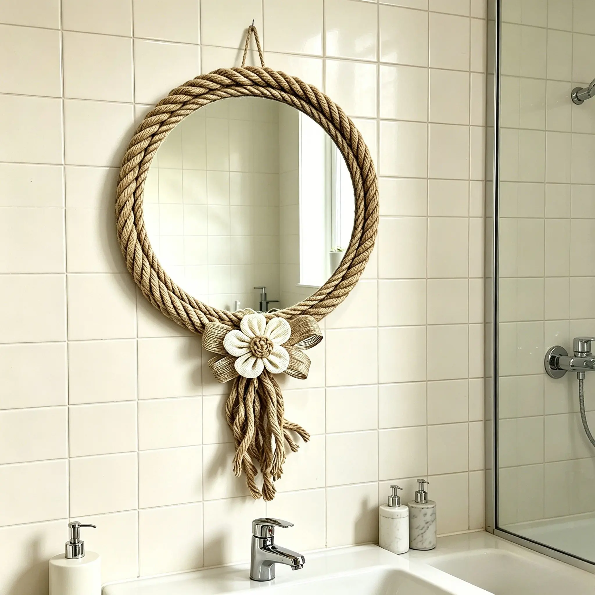 Wall-Mounted Hanging Makeup Mirror for Bathroom and Living Room, Decorative Vanity Mirror, Choose From 2 Styles, Perfect for Home Decoration
