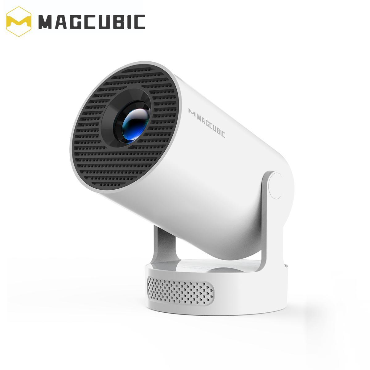 Magcubic Hy300pro+ 290 Ansi Android 14 Portable Projector, 0.8:1 Short Projection, Native 1280x720p, WiFi 6, Bluetooth-compatible 5.4, Home Cinema Mini Smart Projector, Wireless Projector