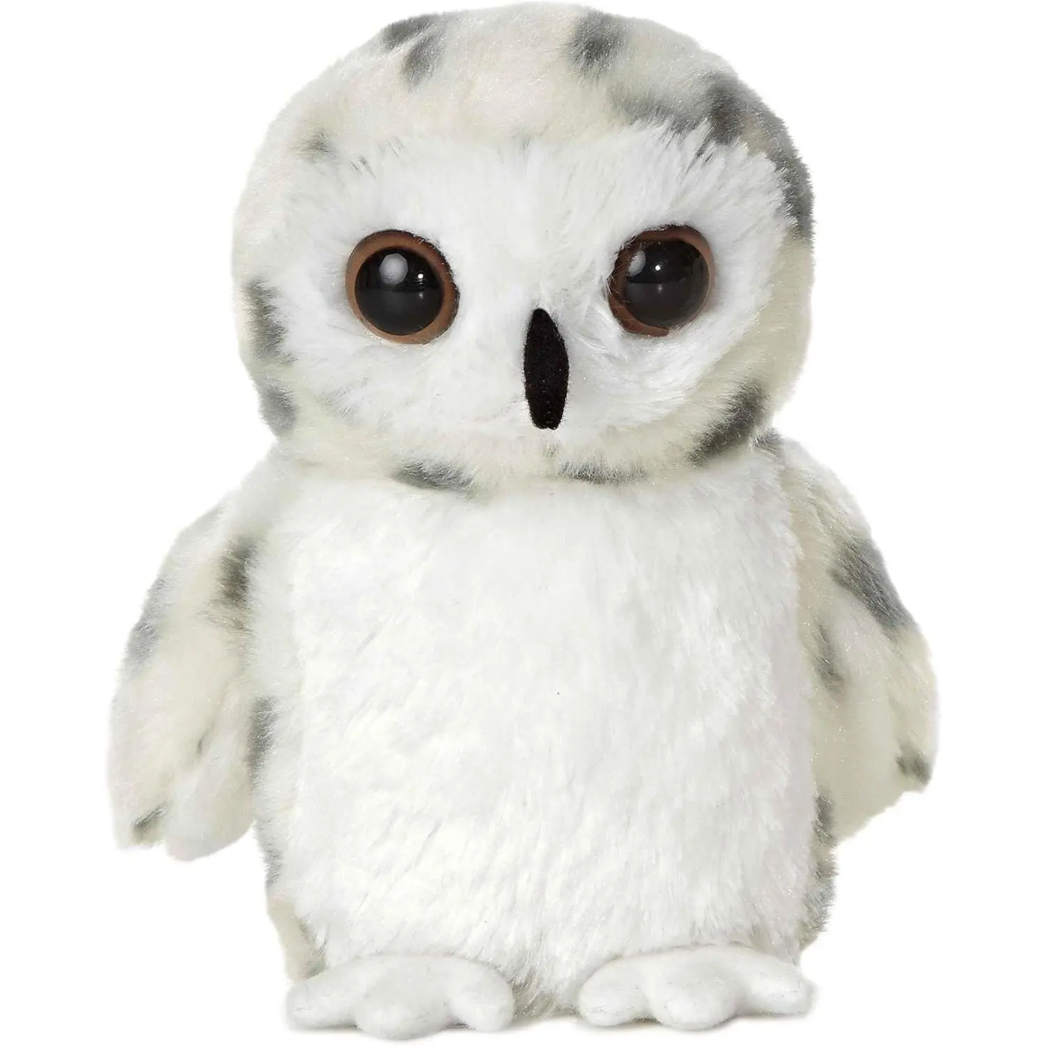 Aurora ®   Adorable Mini Flopsie ™   Snowy Owl Stuffed Animal - Mini Companions Ready  Playful Adventures -  Kids All Ages, Toddlers, Adults, and Families - White 7 Inches