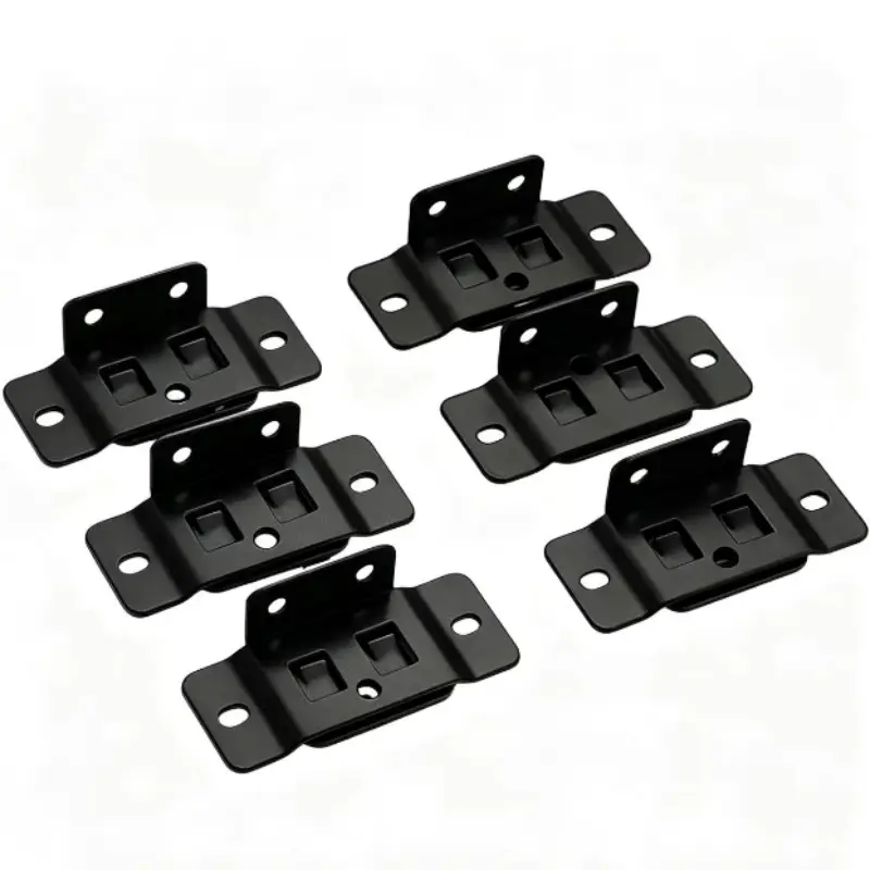 6Pack Quick Fitting Furniture Joint Bracket,Duty Corner Brace Joint Right Angle Bracket, Stainless Steel Furniture Corner Connectors with Screws for Drawers, Cabinets,Tables,and Chairs father‘s day gift Corner Brackets