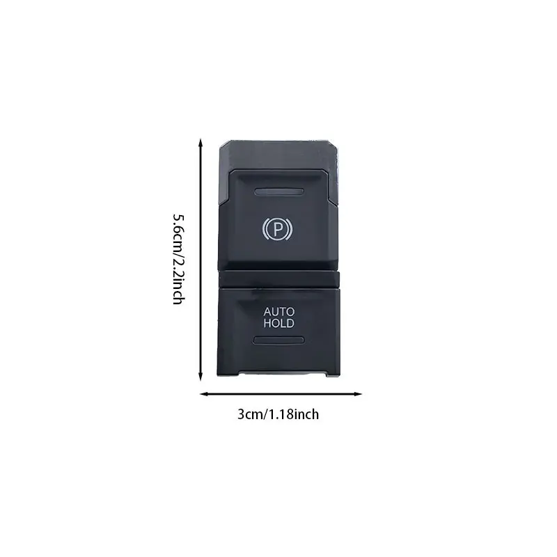Volkswagen 5ng927225 Handbrake Switch for Tiguan L, Electronic Parking Brake Button, Oe Code 5ng927225b, Replacement Part, No Battery Included