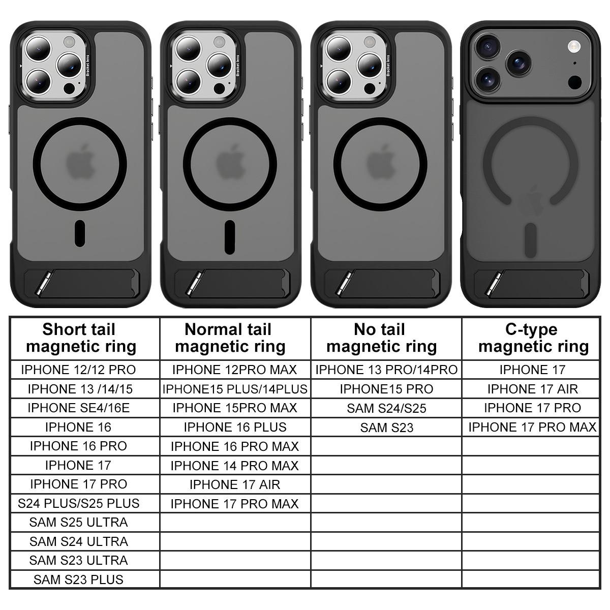 OREKROY MagSafe Magnetic Acrylic Hard Clear Case for iPhone 17 16 15 Pro Max 17 Air Plus 14 13 12 , Camera Lens Protector with built-in Ring Kickstand, Military Grade Shockproof Phone Cover OREKROY MagSafe Magnetic Acrylic Hard Clear Case for iPhone 17 16 15 Pro Max 17 Air Plus 14 13 12 , Camera Lens Protector with built-in Ring Kickstand, Military Grade Shockproof Phone Cover