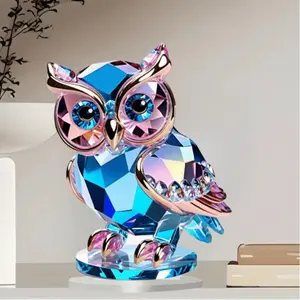 ※Cute Crystal Acrylic Owl Desktop 15cm X 15cm Animal Themed House Decoration Ornament Useful And Convenient - Latest