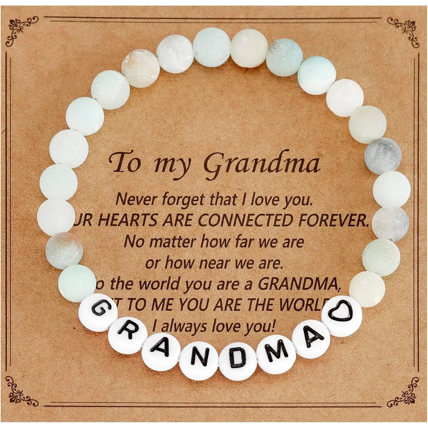 Grandma  Gifts for Women Birthday from Grandkids Grandson  Day Grandma Bracelet