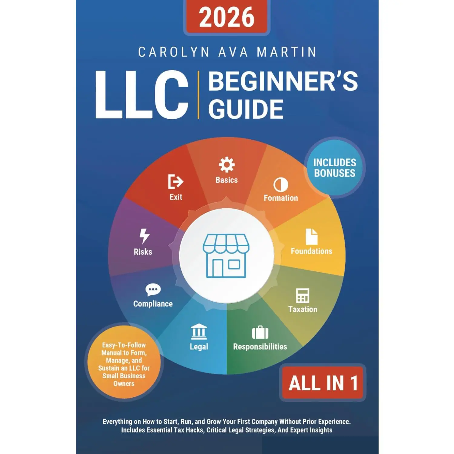 LLC Beginner's Guide [All-in-1]: Everything on How to Start, Run, and Grow Your First Company Without Prior Experience. Includes Essential Tax Hacks, Critical Legal Strategies, and Expert Insights