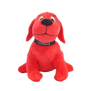 Kawaii Clifford The Big Red Dog Plush Doll Cartoon Anime Plush Toy Cute Clifford Soft Stuffed Doll Christmas Toy Gift for Girls