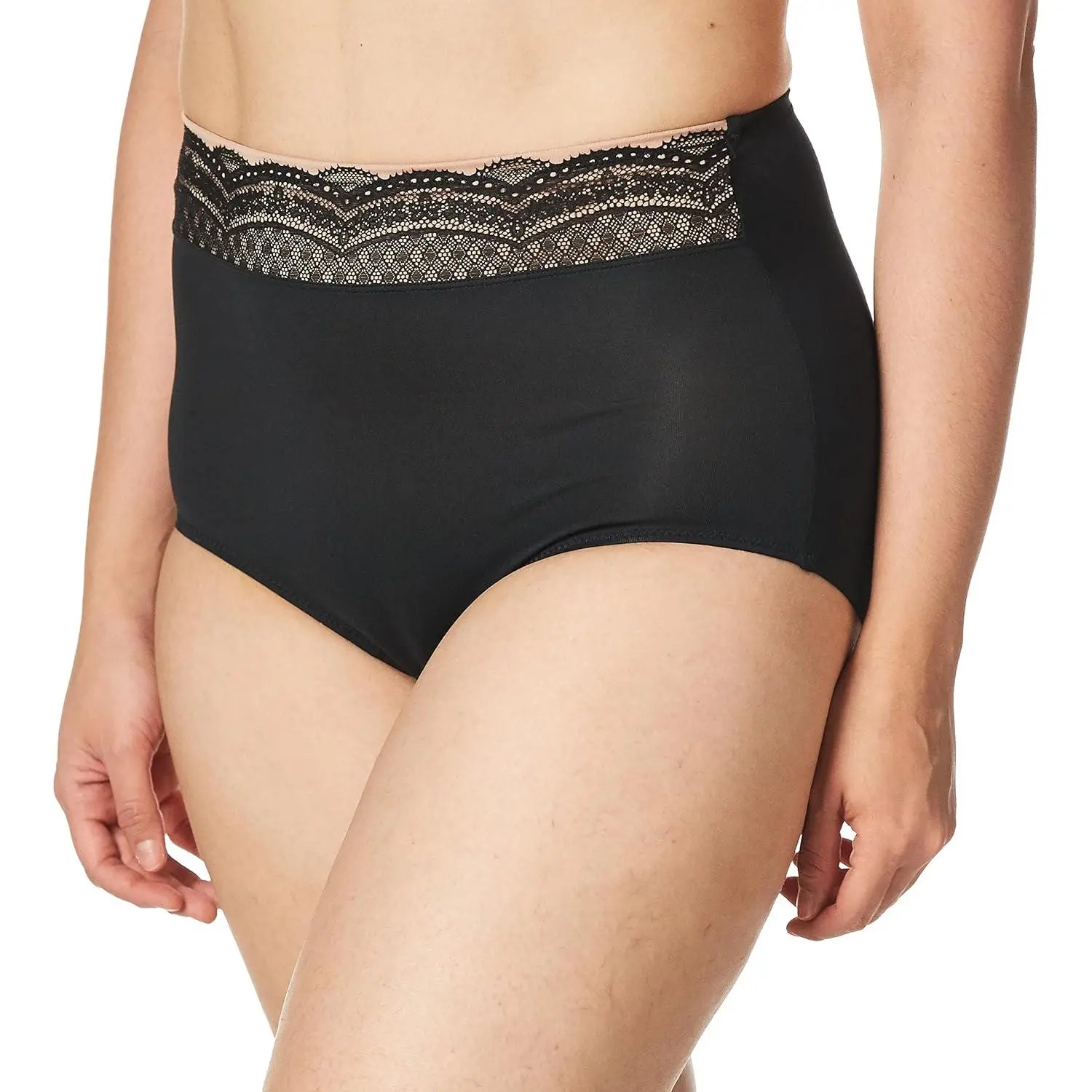 Women's wardrobe Warner's Women's No Pinching No Problem Microfiber With Lace Brief