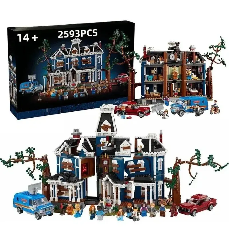 2593 Pieces DIY Model Building Blocks Set, Model Building Kits, Classic Movie Series Toy, Collectible Gift for Kids, Christmas Birthday Present