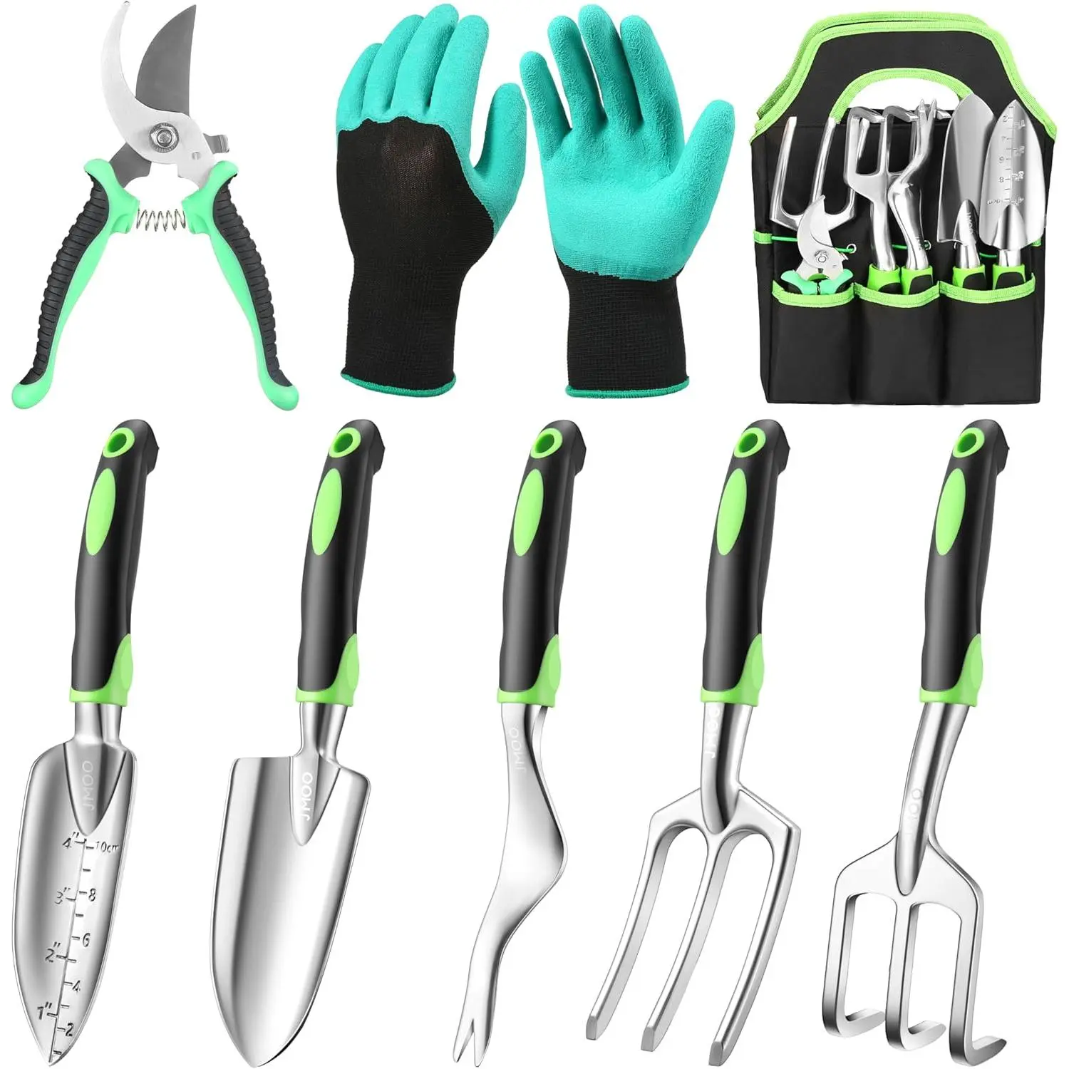 Garden Tools, 8-Piece Garden Tool Set with Non-Slip Ergonomic HandlesIdeal  All Ages, This is the  Dad and Mom, and Gardening Enthusiasts.