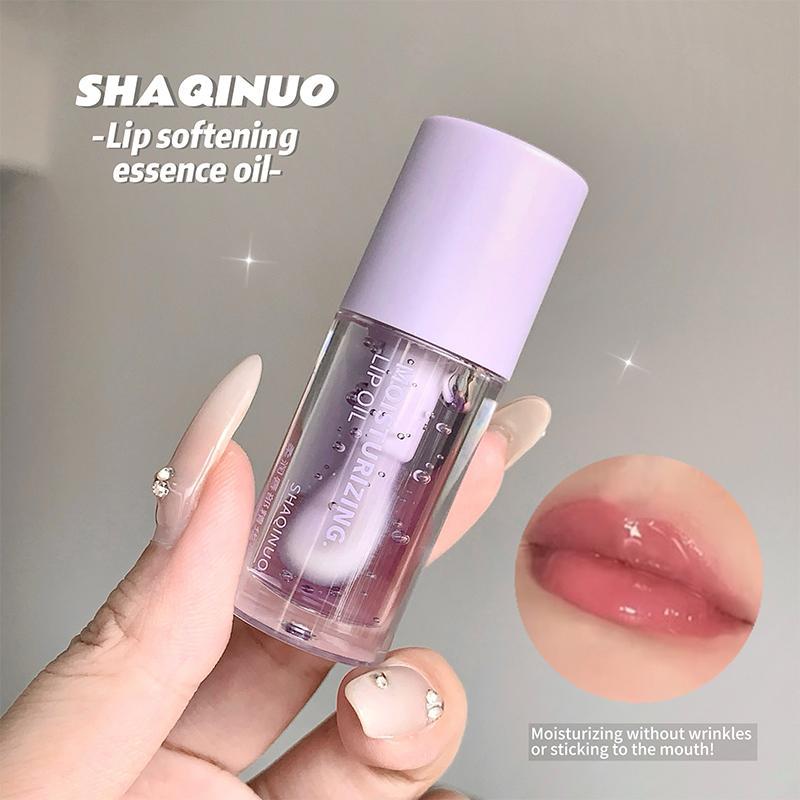 Long Lasting Lip Gloss, 4 Counts/set Lip Moisturizer Gloss, Moisturizing Lip Glaze, Glossy & Non-sticky Lip Stick, Plumping Lip Oil Lip Stick for Girls & Women, Makeup