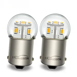 LED Replacement Bulbs: P21W BA15S BA15D 1156 1157 for Turn Signal, Reverse, Brake Lights - 6V-48V, Bright 3014SMD