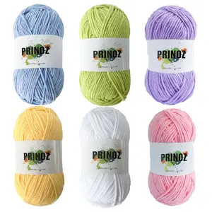 6-Pack Chenille Yarn Set, 2mm Thickness, 300g, Vibrant Colors, Soft & Shed-Free, 100% Polyester, Ideal for Crochet Projects