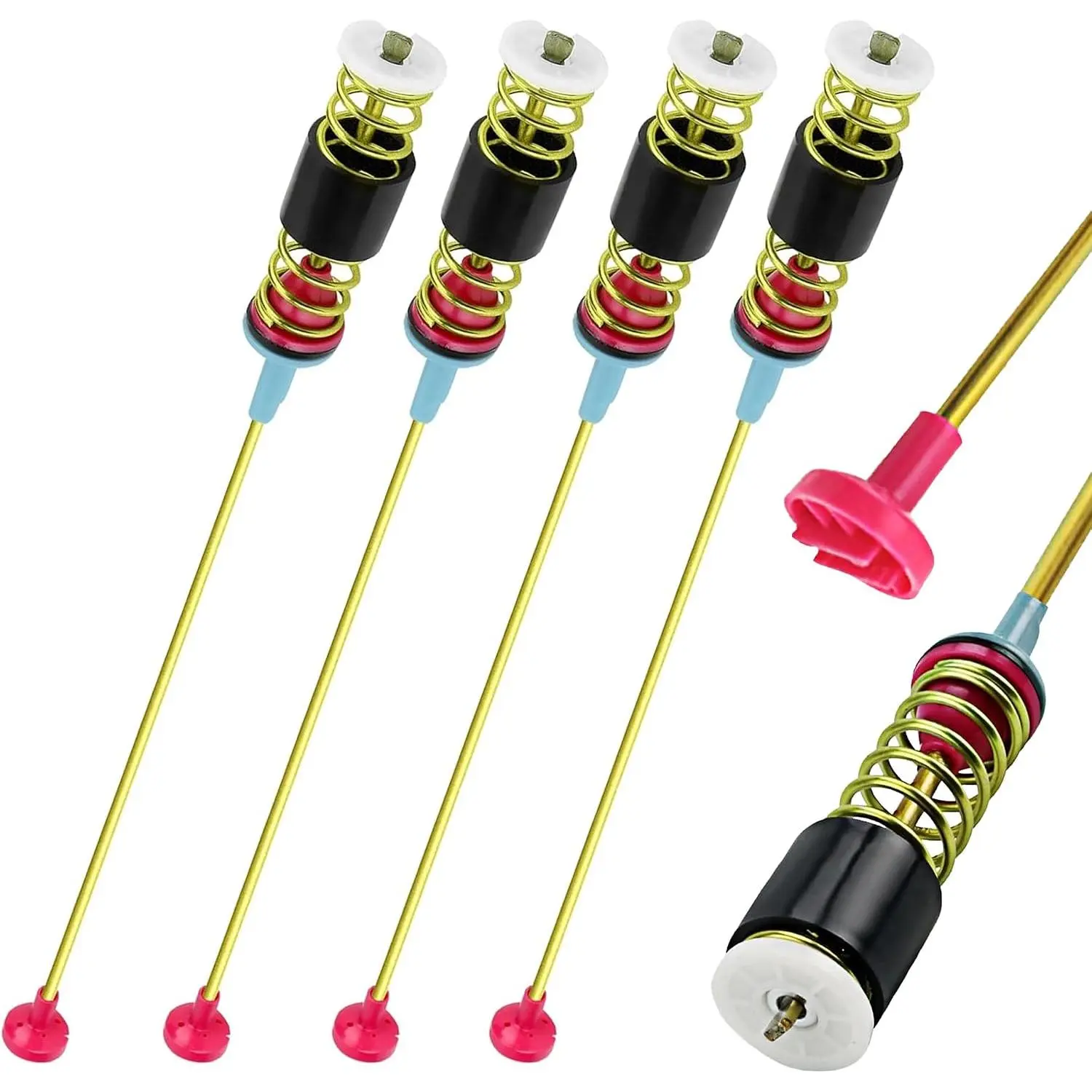 2026 Upgraded DC97-16350U DC97-16350T Washer Suspension Rods –  Compatible with  Top Load Washing Machines WA50R5200AW/, WA50R5400AV/, WA45T3200AW/A4 (4PCS)