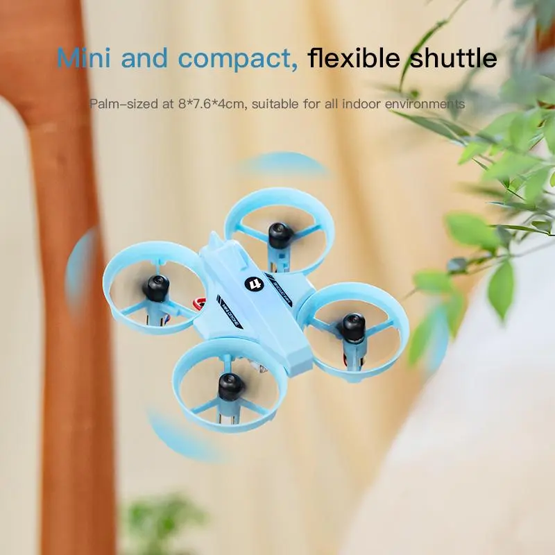 Mini RC Drone - 2.4G Anti-Interference, Full Propeller Protection Ring, Altitude Hold, 360 Flip, Safe Flying Toy for Kids