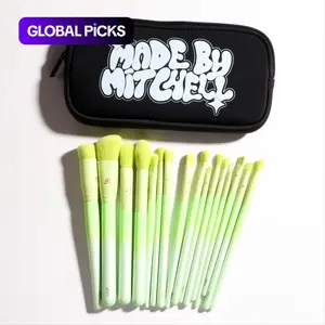 Ombre Makeup Brush Set, 16pcs/set Makeup Brushes, By Mitchell #TOP PICKS