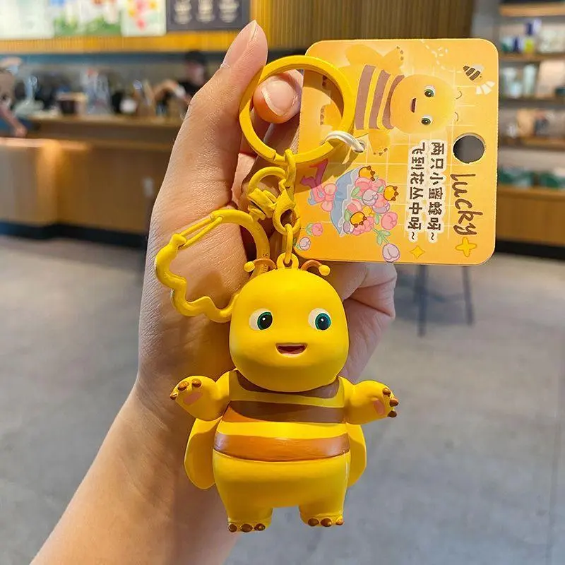 New Kawaii Nailong Keychain Cartoon Action Figures Anime 3D Funny Milk Dragon Doll Chain Backpack Pendant Birthday Toys Gift