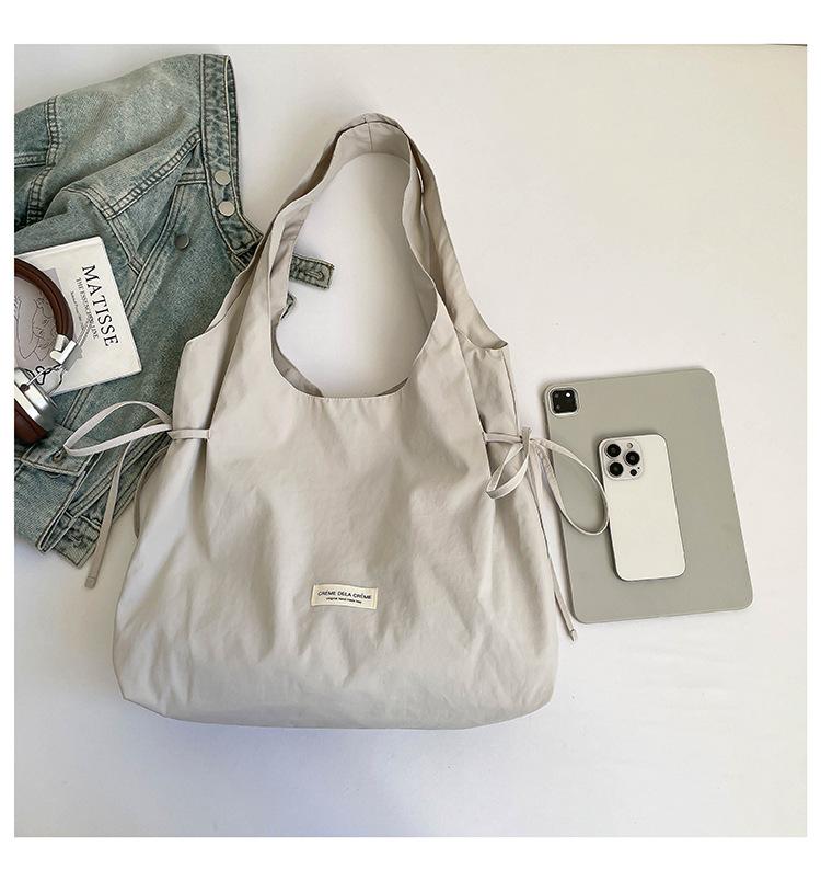 New Fashion Simple Shoulder Bag Women Large Capacity Comfortable Versatile Texture Tote Bag Simple Casual Storage Handbag