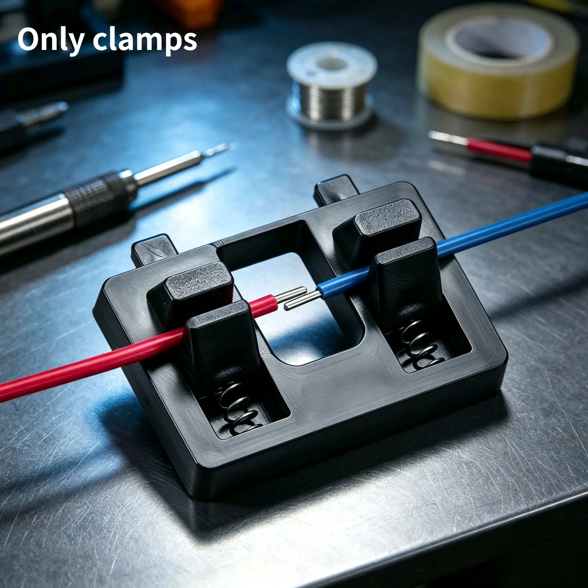 Multi functional welding auxiliary fixture, anti slip spring clamp, electrical construction circuit maintenance, welding tool, practical gift for father electrician