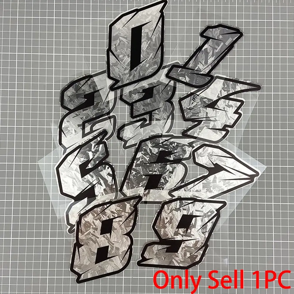 Number Car Sticker, Truck Car Decal, Automotive Decals, Stickers for Cars, Waterproof Personalized DIY Racing Code, Suitable for Car Windows, Motorcycle Fuel Tank Vinyl Decals, Vehicle Exterior Decoration