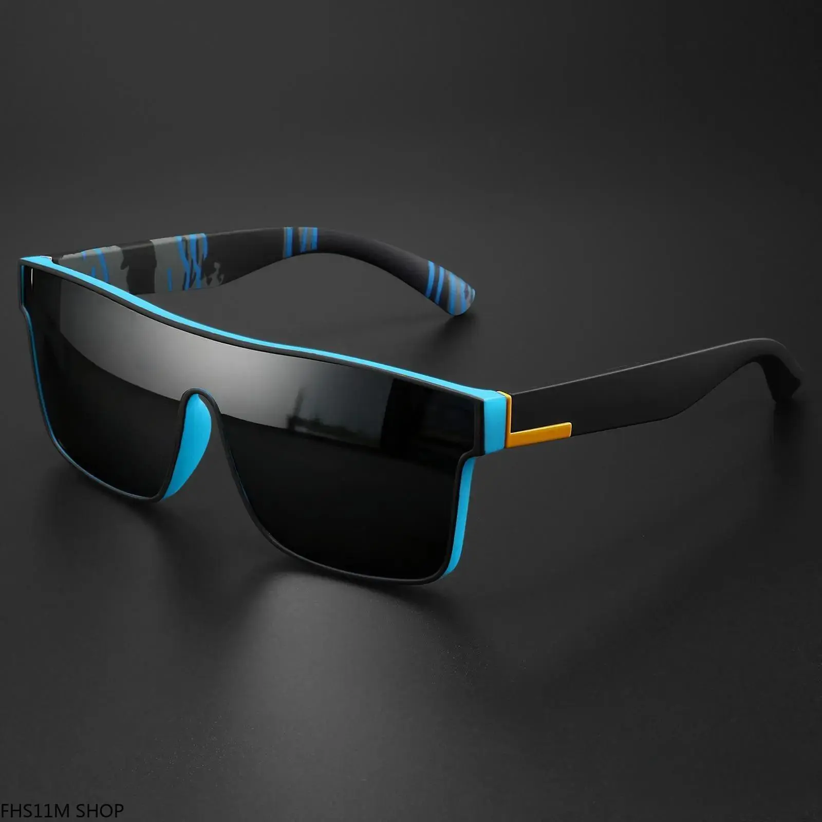 Colorful One Piece Sports Sunglasses Anti Glare UV400 Protection Wraparound Lens Cycling Hiking Streetwear Gorpcore Aesthetic Summer Essentials Unisex High Performance Active Eyewear
