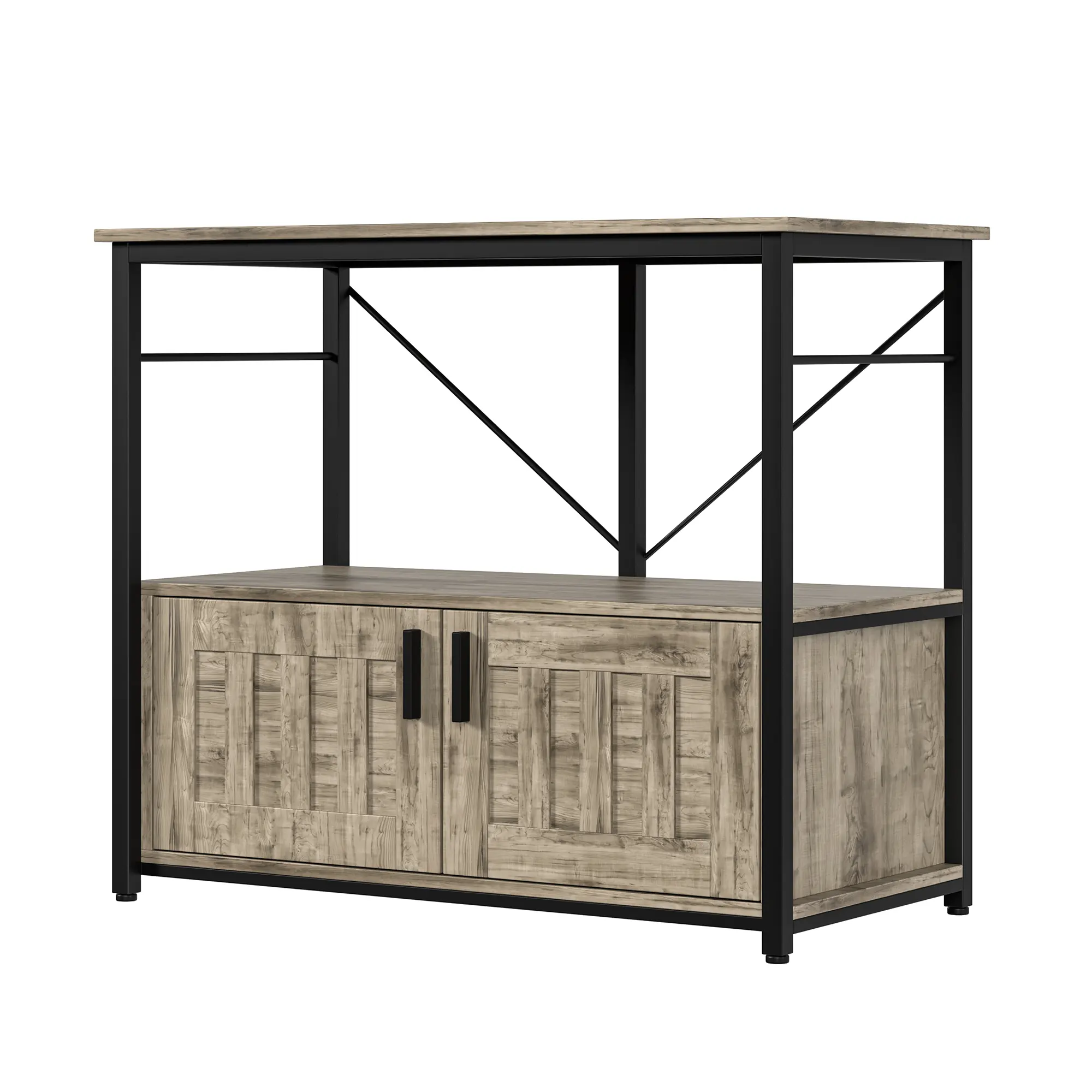 Aquarium Stand for 40-50 Gallon Tanks – 660lb Capacity, Metal & Wood Storage Shelf – Adjustable Leveling Feet – Multiple Colors Available
