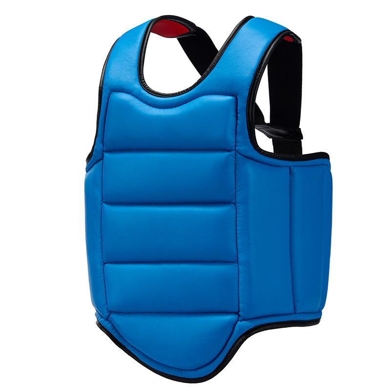 Karate and Sanda chest protector for adults, Muay Thai training protective gear, body protection for combat and fighting, children's Taekwondo chest protector